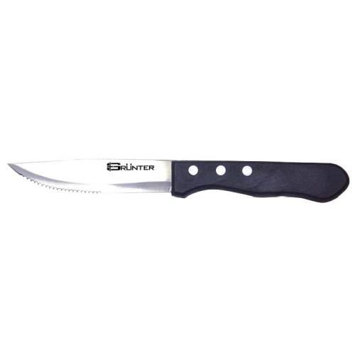 STEAK KNIFE BROAD BLADE - PLASTIC HANDLE (Grunter) - Catering