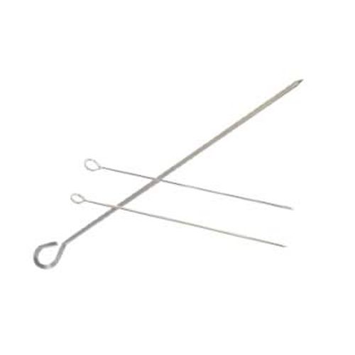 KEBAB SKEWERS S/STEEL (OVAL) - 300MM (PACK OF 12)