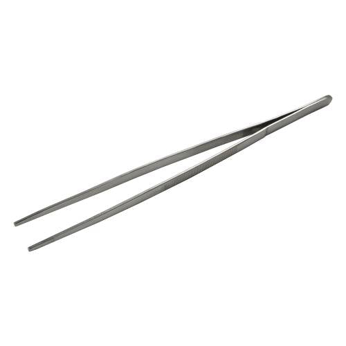 KITCHEN TWEEZERS S/STEEL - 255MM