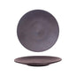 BLACK SWIRL - ROUND COUPE PLATE - 23.5CM (24) (Luzerne)