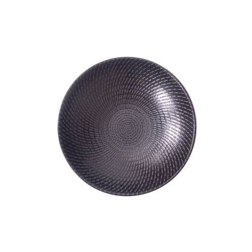 BLACK SWIRL - ROUND BOWL - 29CM (6) (Luzerne)