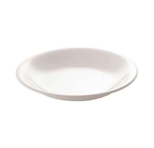 OLIVE-WHITE-DEEP ROUND COUPE PLATE 26.8CM (12) (Luzerne)