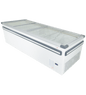 FRIDGE STAR VISI TOP 4 GLASS LIDS ISLAND FREEZER INCL BASKETS (1055 LT) - Catering