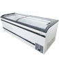 FRIDGE STAR ISLAND MERCHANDISER 2 CURVED GLASS LIDS INCLUNDING RACKING (1113 LT) - Catering