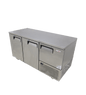 FRIDGE STAR UNDER BAR FRIDGE S/S EXTERIOR 2 AND HALF SWING SOLID DOORS  INCL
CASTORS AND EMS - FLAT TOP - Catering