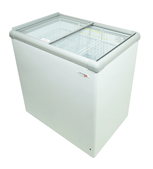 FRIDGE STAR FLAT GLASS TOP FREEZER (205 LT) - Catering