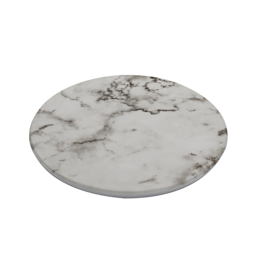 MELA BOARD ROUND 280MM - CARRARA (Efay)
