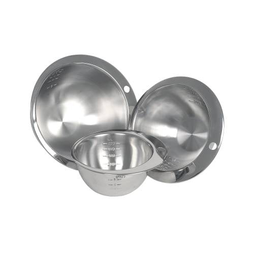 MEASURING BOWL STAINLESS STEEL ROUND NOTCHED 2500ML