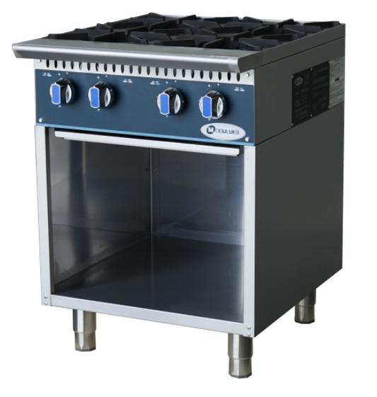 MODULUKS 4 BURNER BOILING TABLE - HEAVY DUTY RANGE - WITH FLAME FAILURE