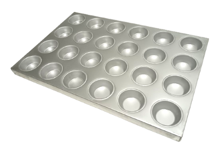 GATTO ALUSTEEL REGULAR MUFFIN PAN - 24 CUP - 600 X 400MM