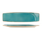 FYNBOS - ATLANTIC BLUE - OBLONG SLIM PLATE - 38CM X 10CM (6) (Fortis)