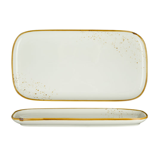 RECTANGULAR PLATE - 35.5 X 18.5CM (4) (Fortis)