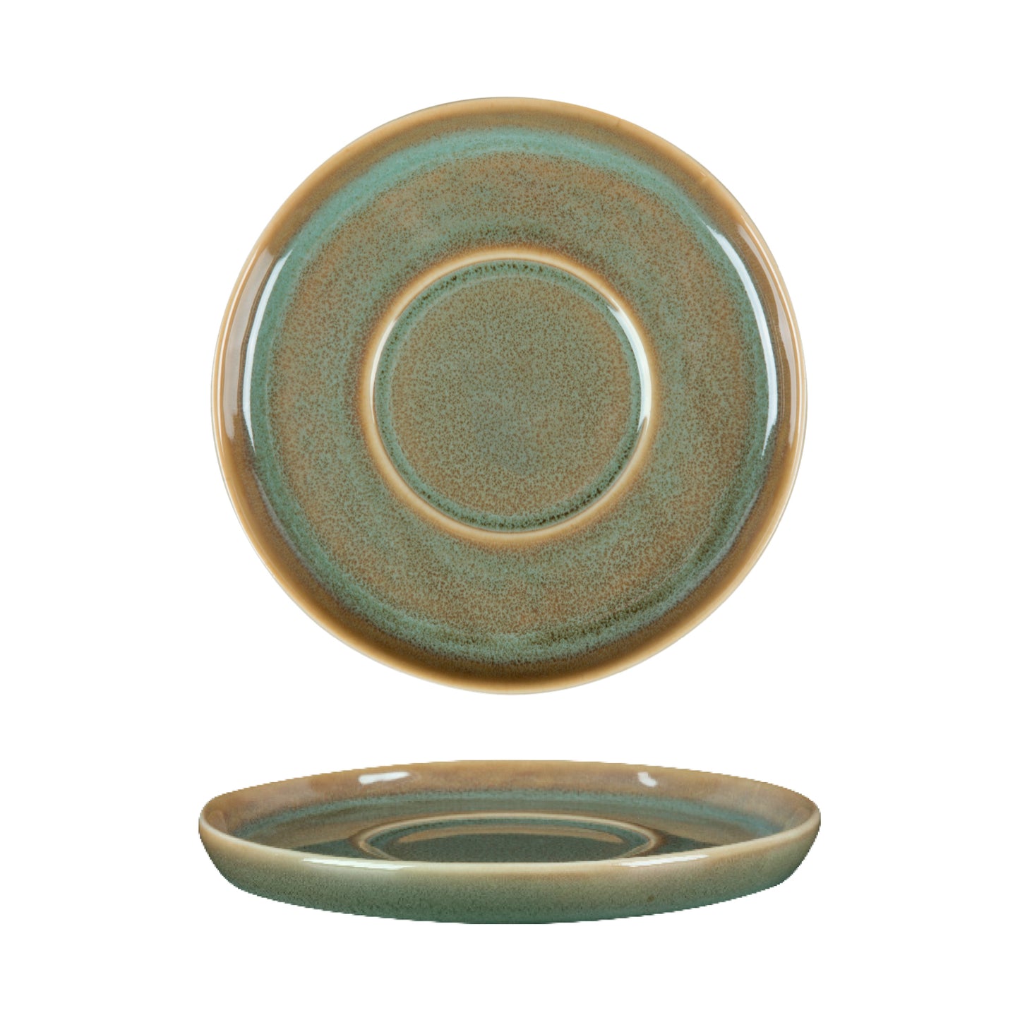 FYNBOS - ALOE GREEN - SAUCER -15CM (6) (Fortis)