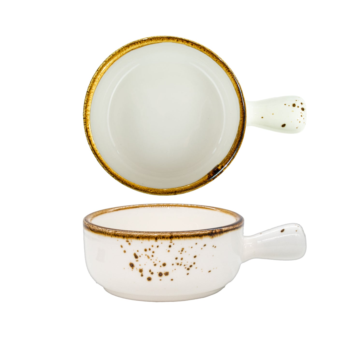 SMALL BOWL WITH HANDLE - 10CM - 7CL (6) (Fortis)