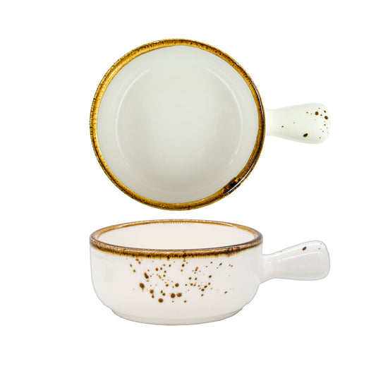 SMALL BOWL WITH HANDLE - 10CM - 7CL (6) (Fortis)
