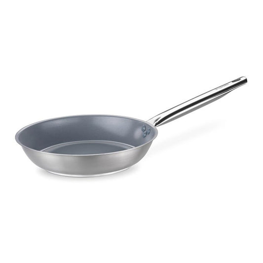FRYING PAN 'CERAMIC COATED' ST STEEL - 280MM (Pujadas)