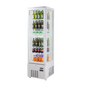 Refrigerated glass display cabinet - 279Lt, White (POLARCAB)