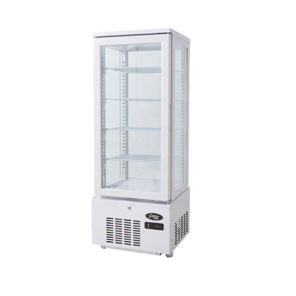 Refrigerated glass display cabinet - 279Lt, White (POLARCAB)