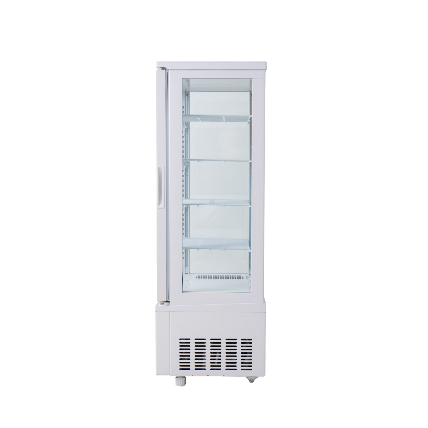 Refrigerated glass display cabinet - 98Lt, White (POLARCAB)