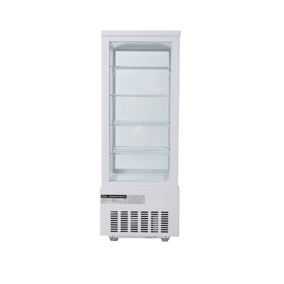 Refrigerated glass display cabinet - 279Lt, White (POLARCAB)