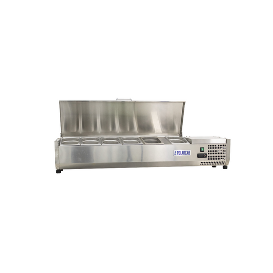 Pizza Ingredient Fridge- 6 Division