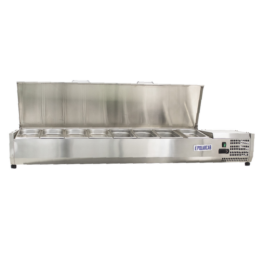 Pizza Ingredient Fridge- 8 division