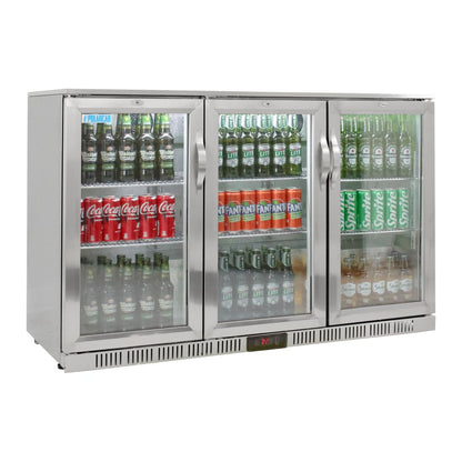 Back Bar Bottle Cooler – 3 Door, Hinged (POLARCAB)