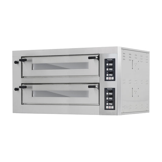 PIZZA OVEN - DOUBLE DECK - 6 PIZZAS PER DECK (SMARTCHEF) - Catering