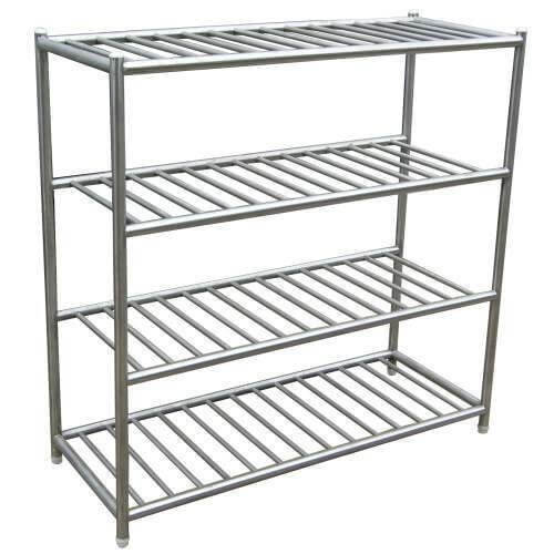 GATTO POT RACK S/STEEL 201 ECONO 1200 X 500 X 1550MM