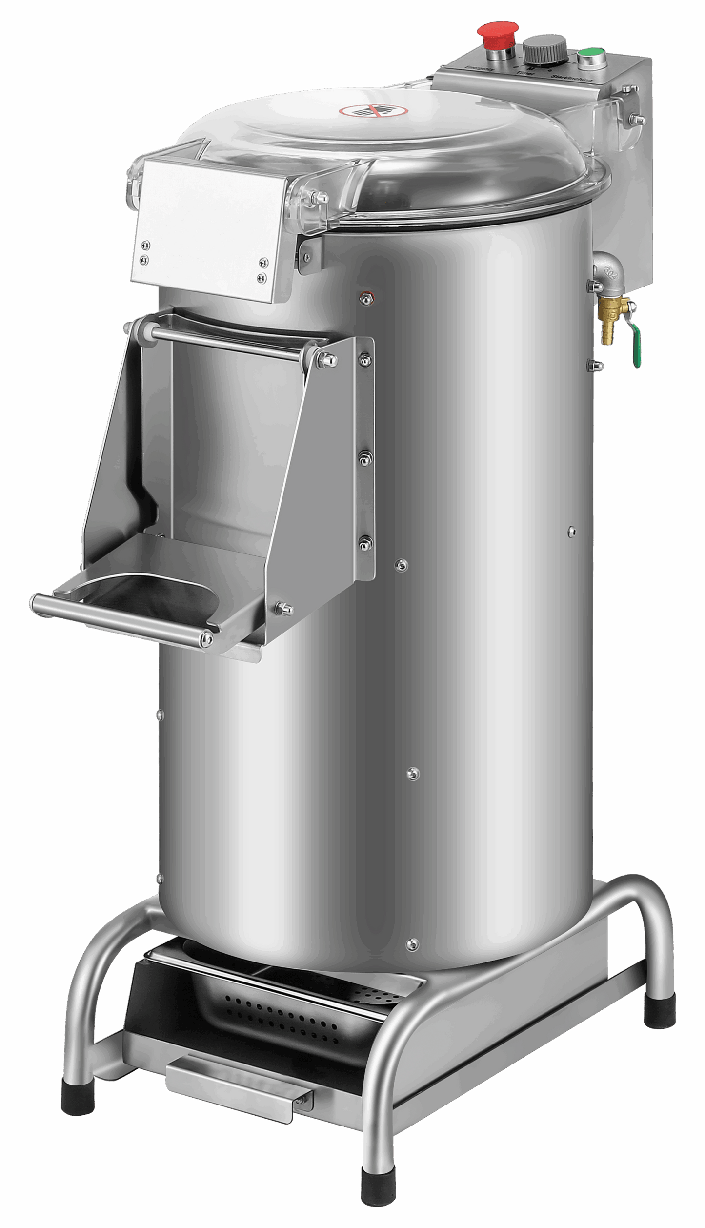 FLOOR STANDING POTATO PEELER WITH TIMER - 15KG  (SMARTCHEF) - Catering