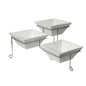 TRIPLE SQUARE PLATE STAND 3 X 172MM/120/180/240 (1) (Fortis)