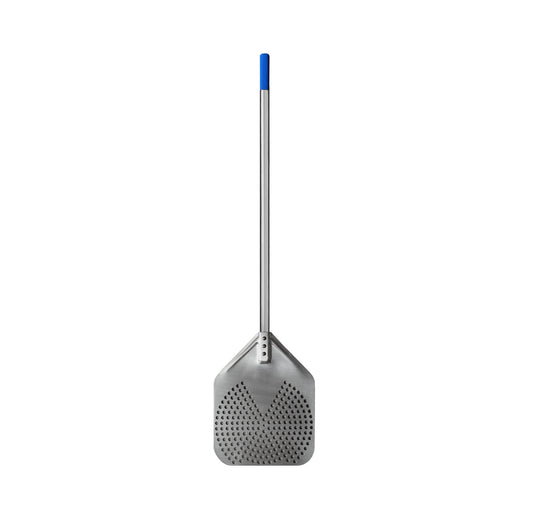PIZZA SHOVEL PERFORATED ALUMINUM WITH S/STEEL HANDLE- 1000MM