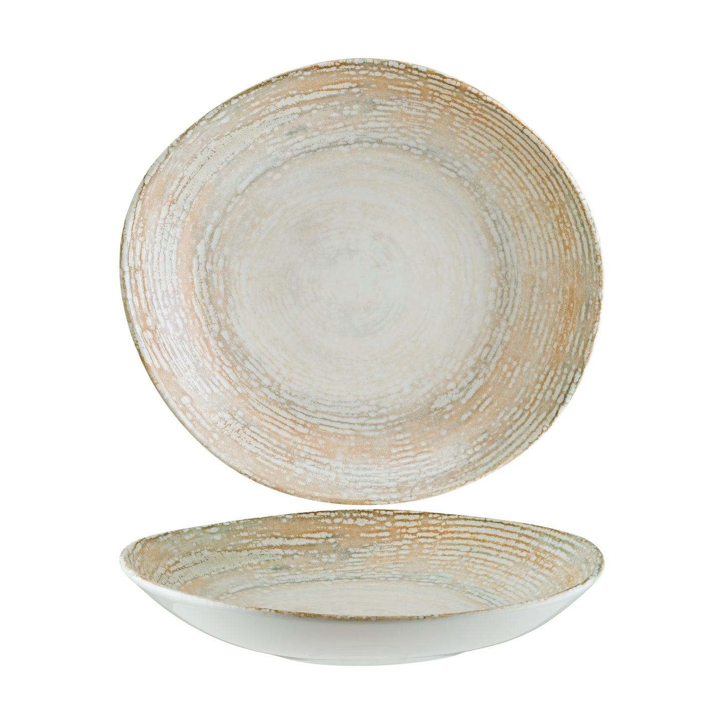 PATERA – Rectangular Narrow Rim Plate – 23 × 16 CM (12) (BONNA)