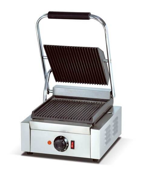 GATTO RIBBED PANINI TOASTER CAST IRON - 305 x 370 x  210mm