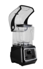 GATTO HIGH PERFORMANCE BLENDER MANUAL CONTROL WITH SOUND ENCLOSURE 2L 2200W- BLACK - Catering