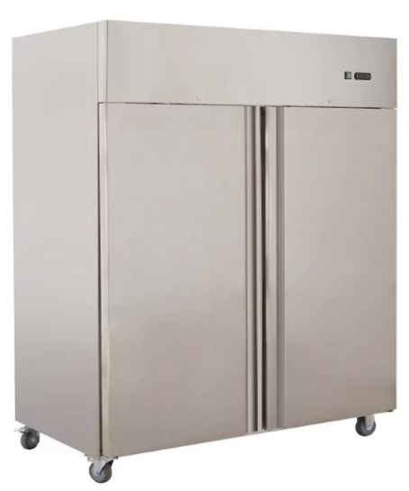 PACIFIC UPRIGHT DOUBLE DOOR REFRIGERATOR - SNACK RANGE - STAINLESS STEEL