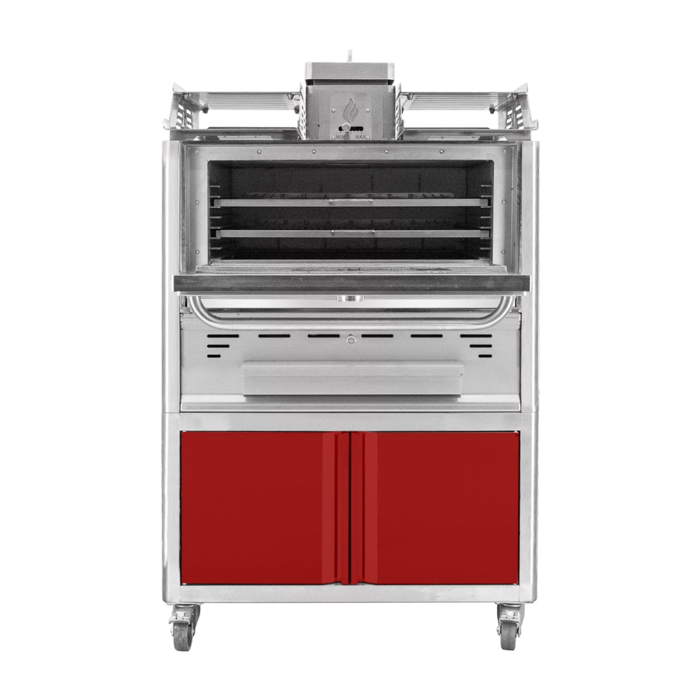CHARCOAL OVEN - PRO 980MM - RED (ROASTER) - Catering