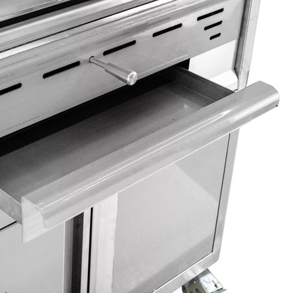 CHARCOAL OVEN - PRO 980MM - STAINLESS STEEL (ROASTER) - Catering