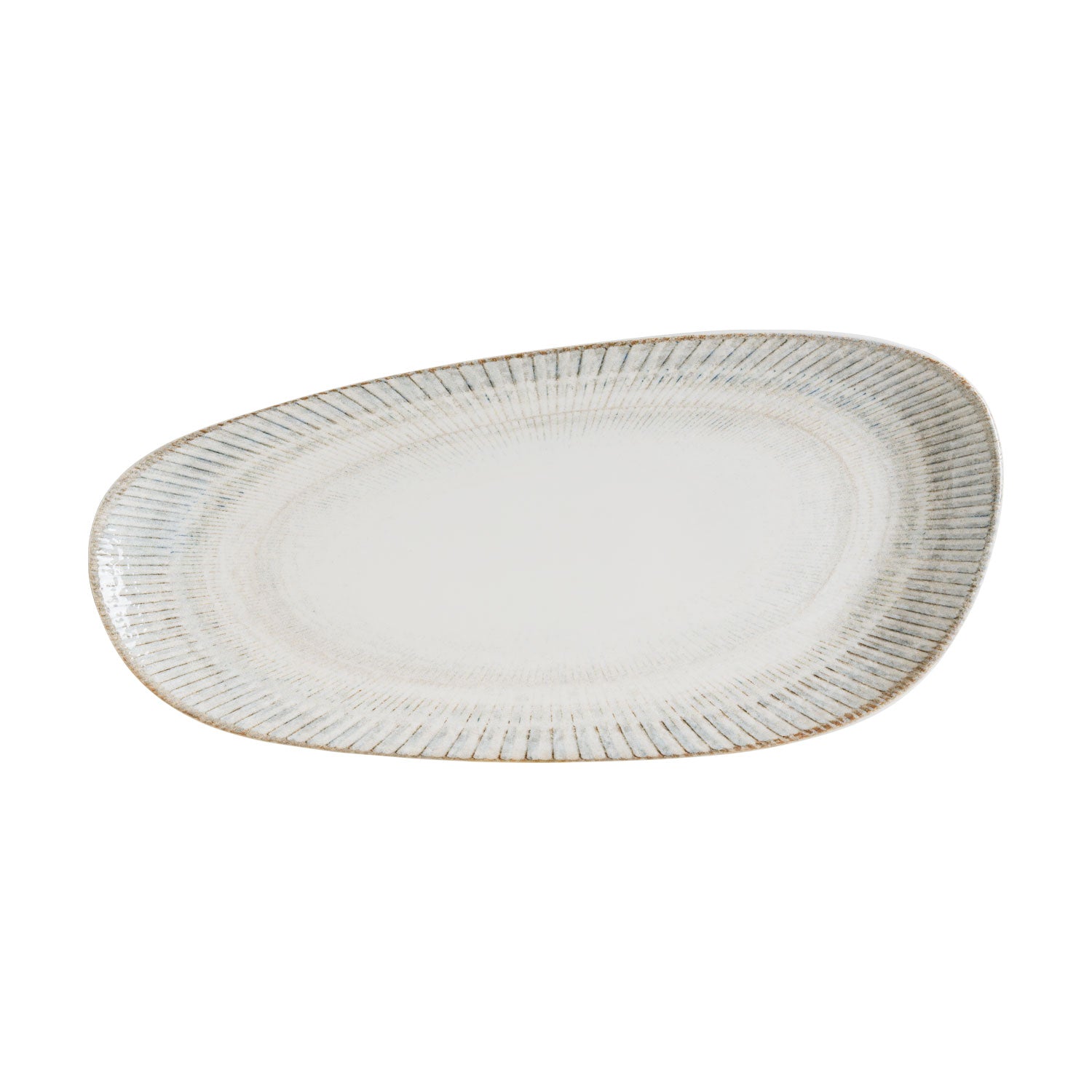 GALATA – ORGANIC RECTANGULAR PLATE – 36 CM (12) (BONNA) - Catering