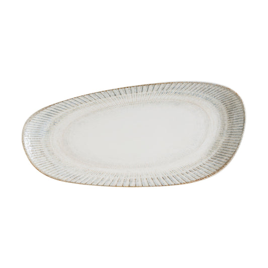 GALATA – ORGANIC RECTANGULAR PLATE – 36 CM (12) (BONNA) - Catering