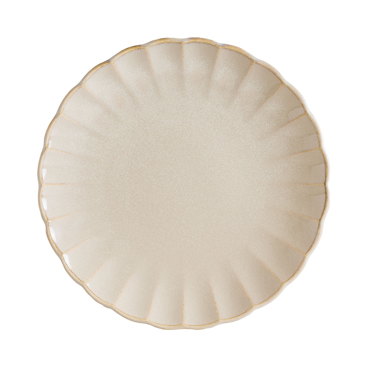 EAST SAND – Coupe Scalloped Plate – 21 CM (12) (BONNA) - Catering
