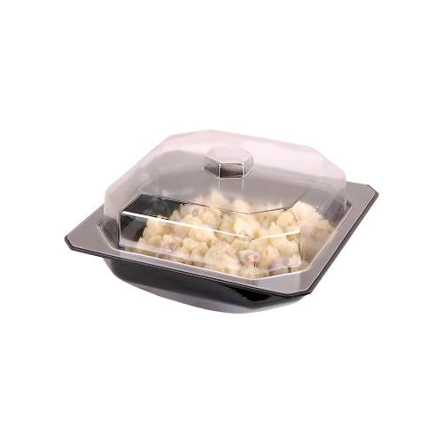 SALADWARE - SALAD BOWL BLACK 250 X 250 X 65MM - Catering