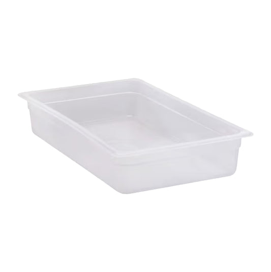 POLYPROPYLENE GN 1/1 FOODPAN TRANSLUSCENT 100MM D