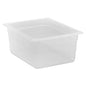 POLYPROPYLENE GN 1/2 FOODPAN TRANSLUSCENT 150MM