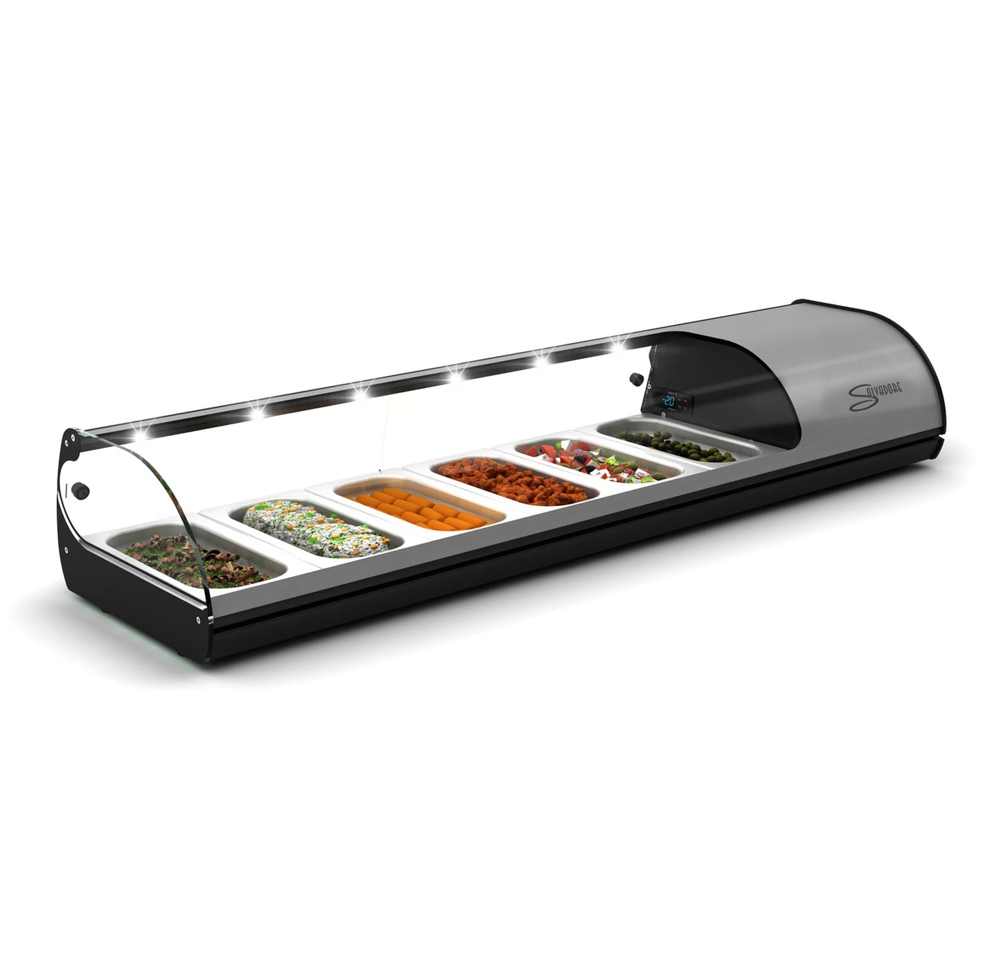COLD FOOD BAR - SALVADORE 6 INSERT - SILVER (Salvadore)