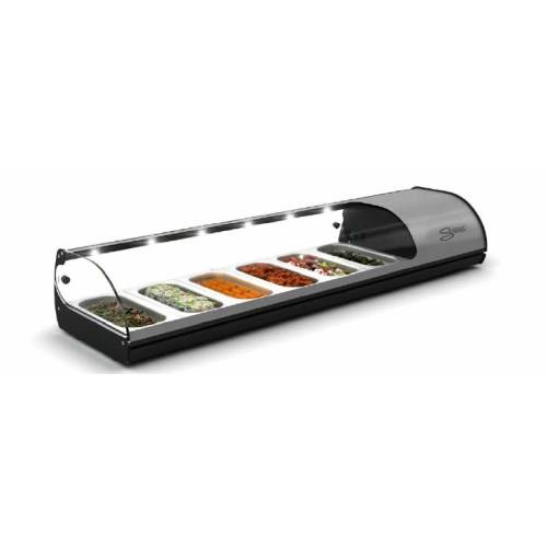 COLD FOOD BAR - SALVADORE 8 INSERT - SILVER (Salvadore)