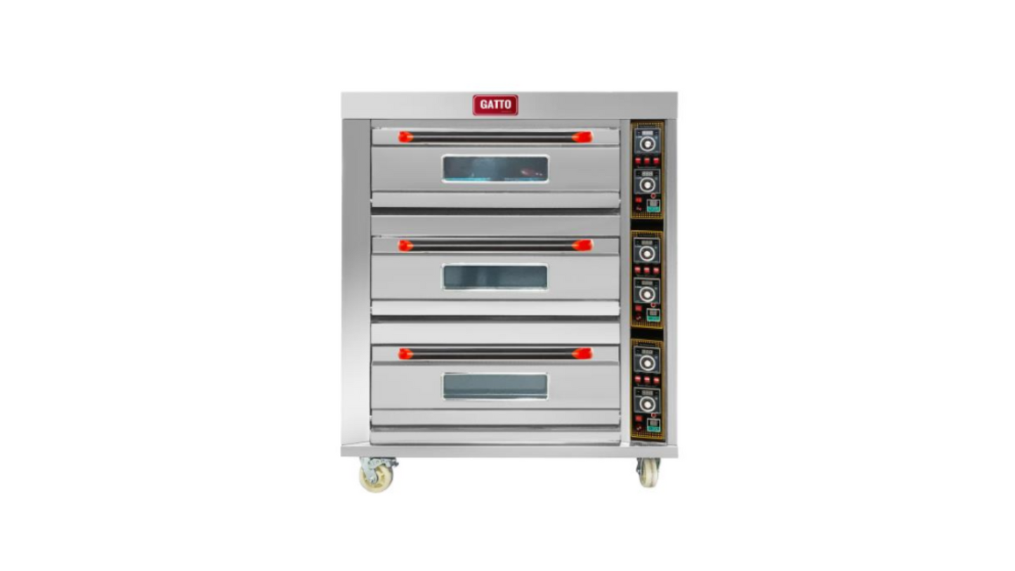 GATTO HEAVY DUTY 3 DECK 6 PAN OVEN - GAS