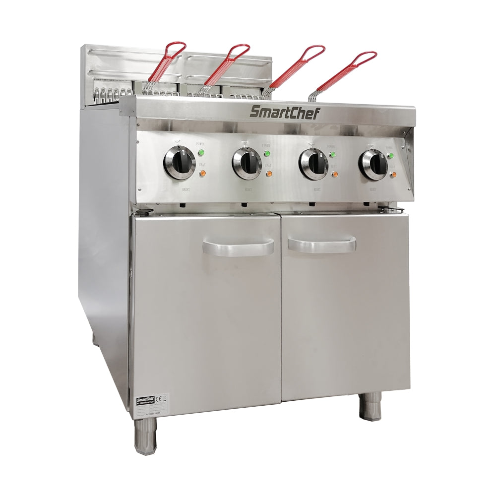High Speed Fryer 4 x 15Lt bins (SMARTCHEF) - Catering