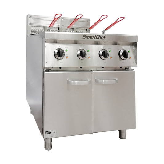 High Speed Fryer 4 x 15Lt bins (SMARTCHEF) - Catering