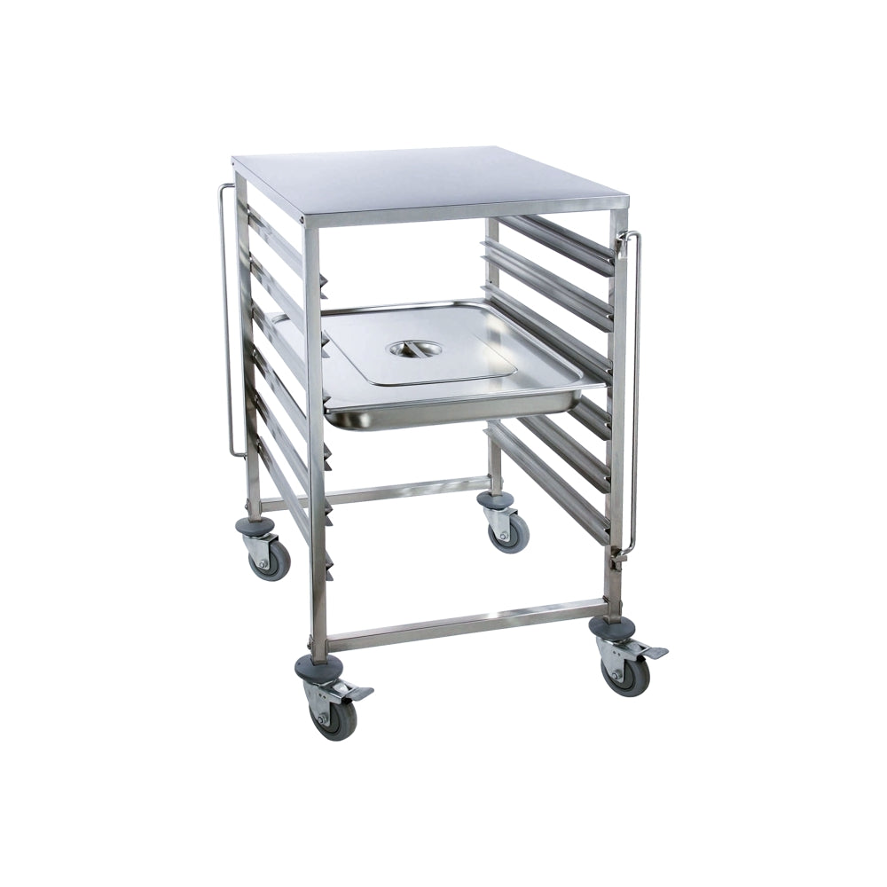 7 Tier Rack Pack Trolley (2/1GN)
